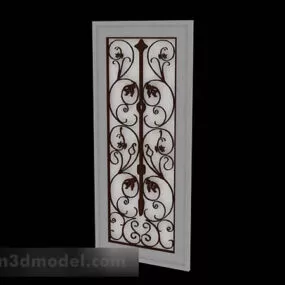Iron Art Home Door 3d model