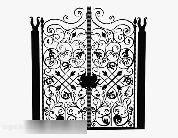 Iron Gate V1 3d model Iron Gate V1 3d model