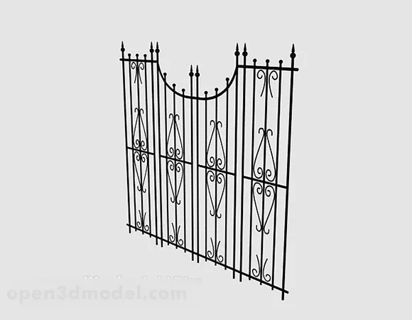 Iron Gate Free 3d model Iron Gate Free 3d model