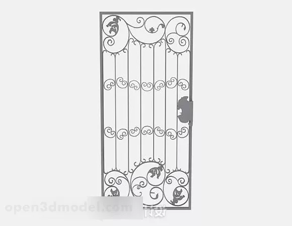 House Gate 3d model