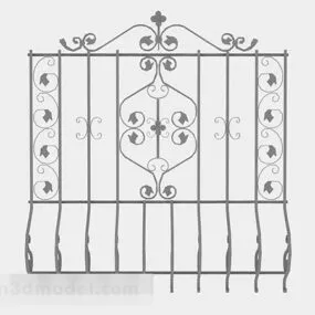Iron Railing Home Decor 3d model