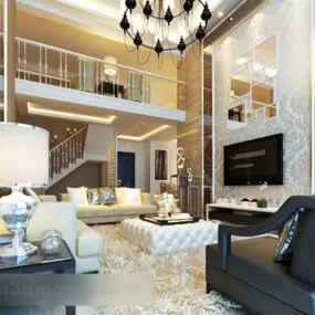 Jane Europe Living Room 3d model