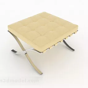 Jane Europe Yellow Sofa Stool 3d model
