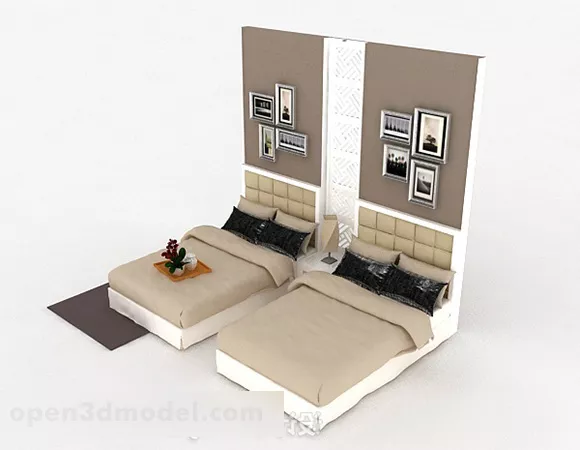 Jane’s Home Single Bed Combination 3d model Jane’s Home Single Bed Combination 3d model