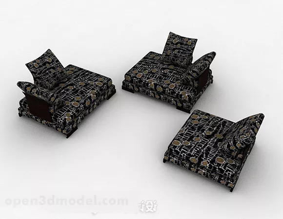 Japanese Tatami Cushion Design 3d model Japanese Tatami Cushion Design 3d model