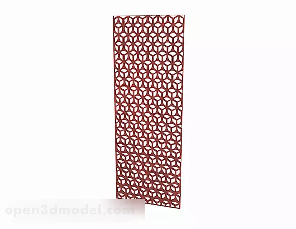 Single Sided Hollow Partition 3d model Single Sided Hollow Partition 3d model