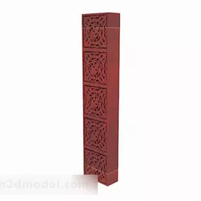 Wood Carving Ornaments 3d model