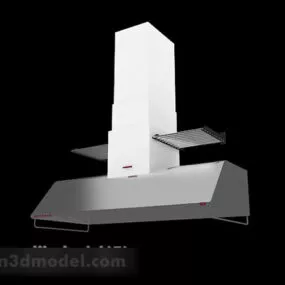 Kitchen Gray Hood 3d model
