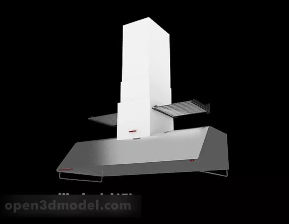 Siemens Hood Rectangular Shape 3d model
