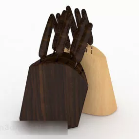 Kitchen Knife Set 3d model
