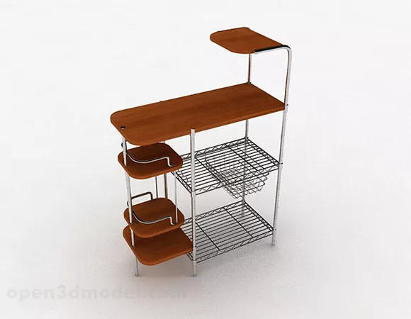 Shelf Ikea Detolf 3d model