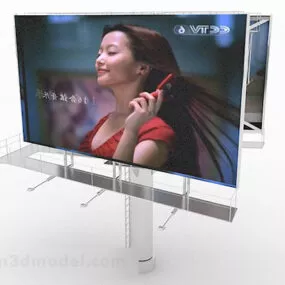 Led Advertising Screen 3d model