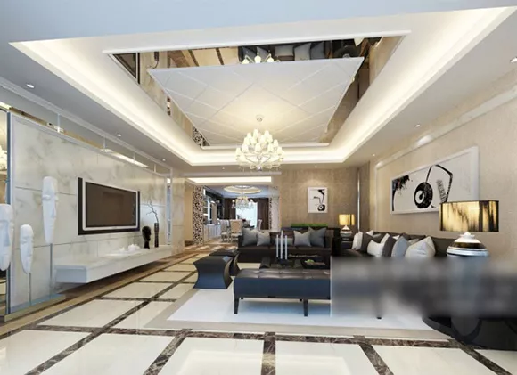Modern Urban Apartment Building 3d model