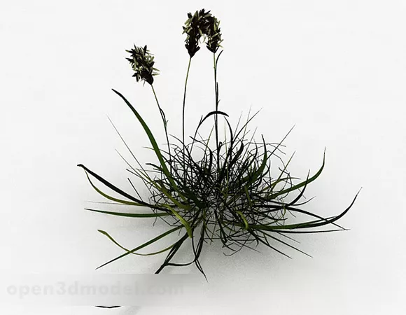 Leafy Dense Grass 3d model Leafy Dense Grass 3d model