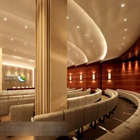 Lecture Hall Interior 3d model