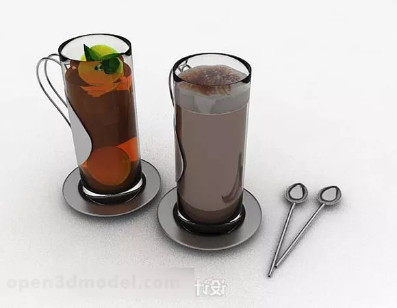 Beer Bottle Lowpoly 3d model