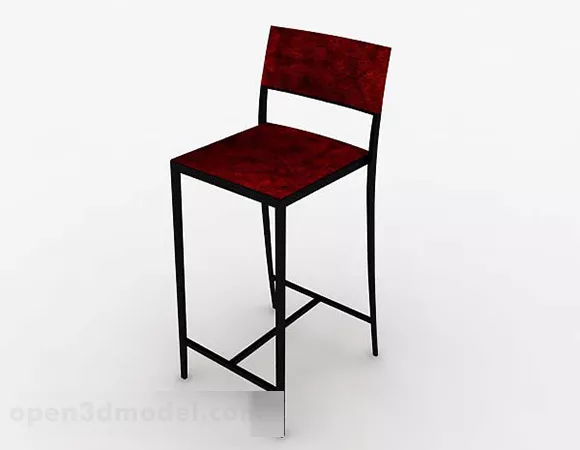 Leisure High Chair 3d model Leisure High Chair 3d model