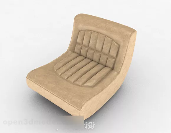 Leisure Single Sofa 3d model Leisure Single Sofa 3d model