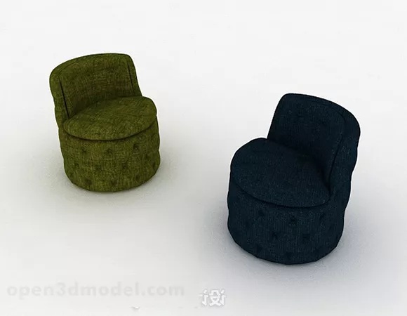 Single Sofa Furniture Set Design 3d model Single Sofa Furniture Set Design 3d model