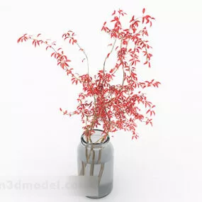 Light Blue Glass Vase 3d model