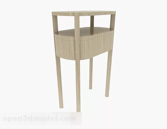 Light Brown Bauble Table 3d model Light Brown Bauble Table 3d model