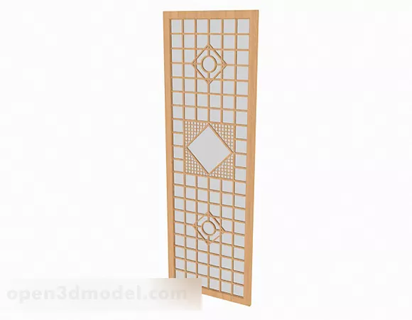 The Pattern Screen With Mask Material 3d model