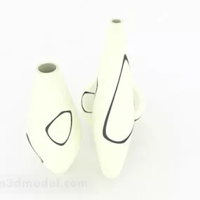 Light Yellow Bottle Furnishings 3d model