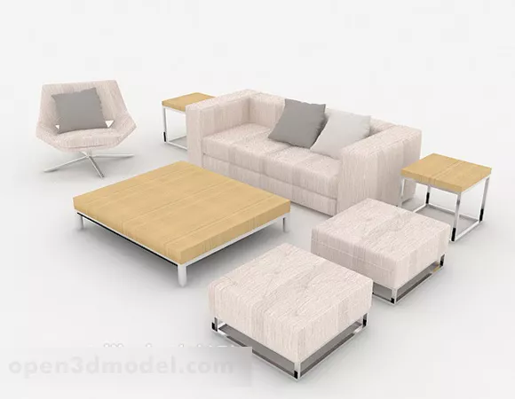 Lilac Sofa 3d model Lilac Sofa 3d model