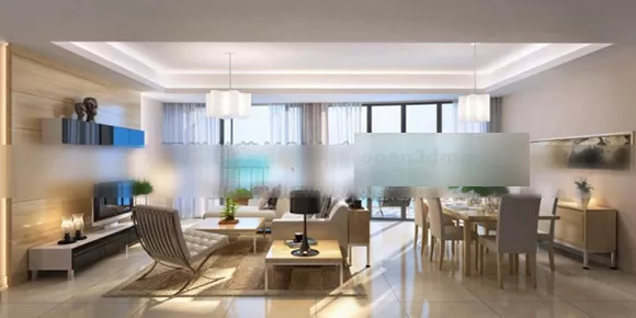 Wide Door Living Room Design Interior 3d model Wide Door Living Room Design Interior 3d model