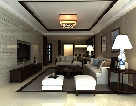 Living Room Ceiling Lamp Interior 3d model Living Room Ceiling Lamp Interior 3d model
