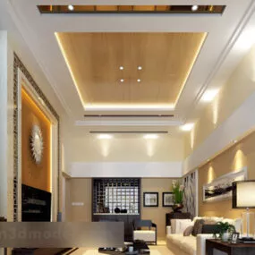 Living Room Interior V19 3d model