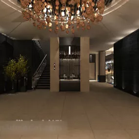 Lobby Interior 3d model
