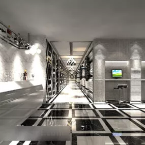 Manager Office Interior 3d model