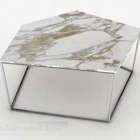 Marble Simple Coffee Table 3d model
