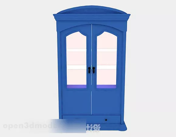 Mediterranean Blue Door 3d model Mediterranean Blue Door 3d model