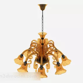Mediterranean Trumpet Shaped Chandelier 3d model