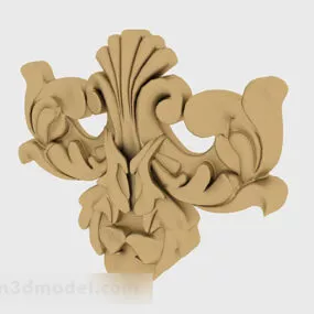 Metal Carving Art Decoration 3d model