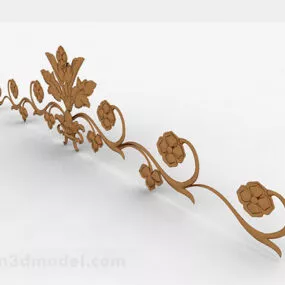 Metal Subway Art Iron Flower 3d model