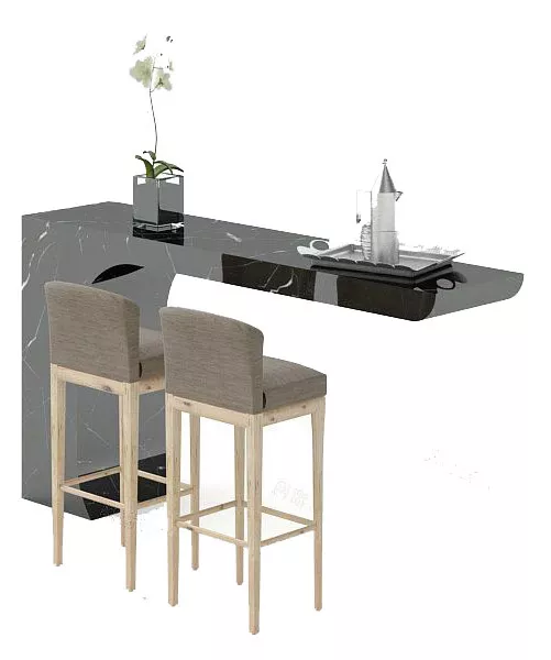 Jewelry Counter Furniture 3d model