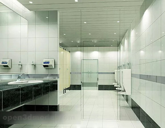 Modern Bathroom 3d model Modern Bathroom 3d model
