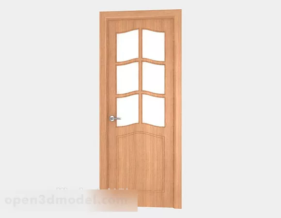 Modern Bathroom Door 3d model Modern Bathroom Door 3d model
