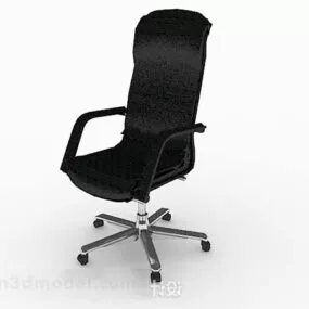 Modern Black Chair 3d model