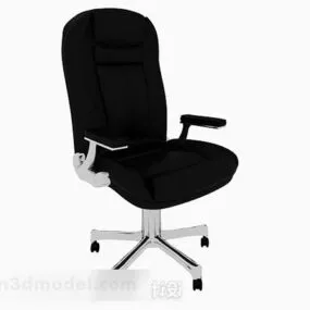 Modern Black Metal Chair 3d model