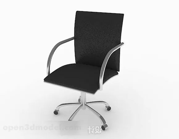 Modern Black Office Chair 3d model Modern Black Office Chair 3d model