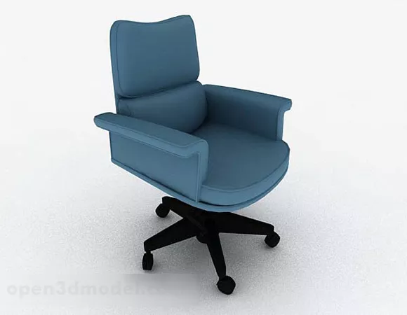 Modern Blue Home Chair 3d model Modern Blue Home Chair 3d model