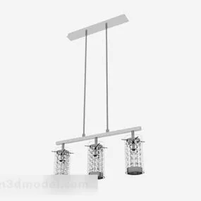 Modern Crystal Chandelier 3d model