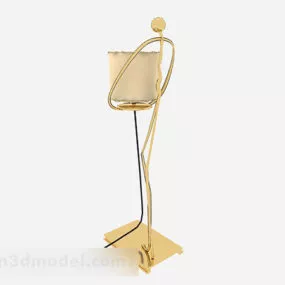 Modern Elegant Metal Shelf 3d model