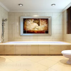 Modern Home Bathroom 3d model