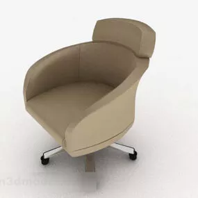 Modern Home Brown Chair 3d model