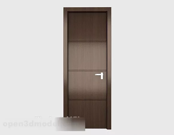 Modern Home Door V1 3d model Modern Home Door V1 3d model